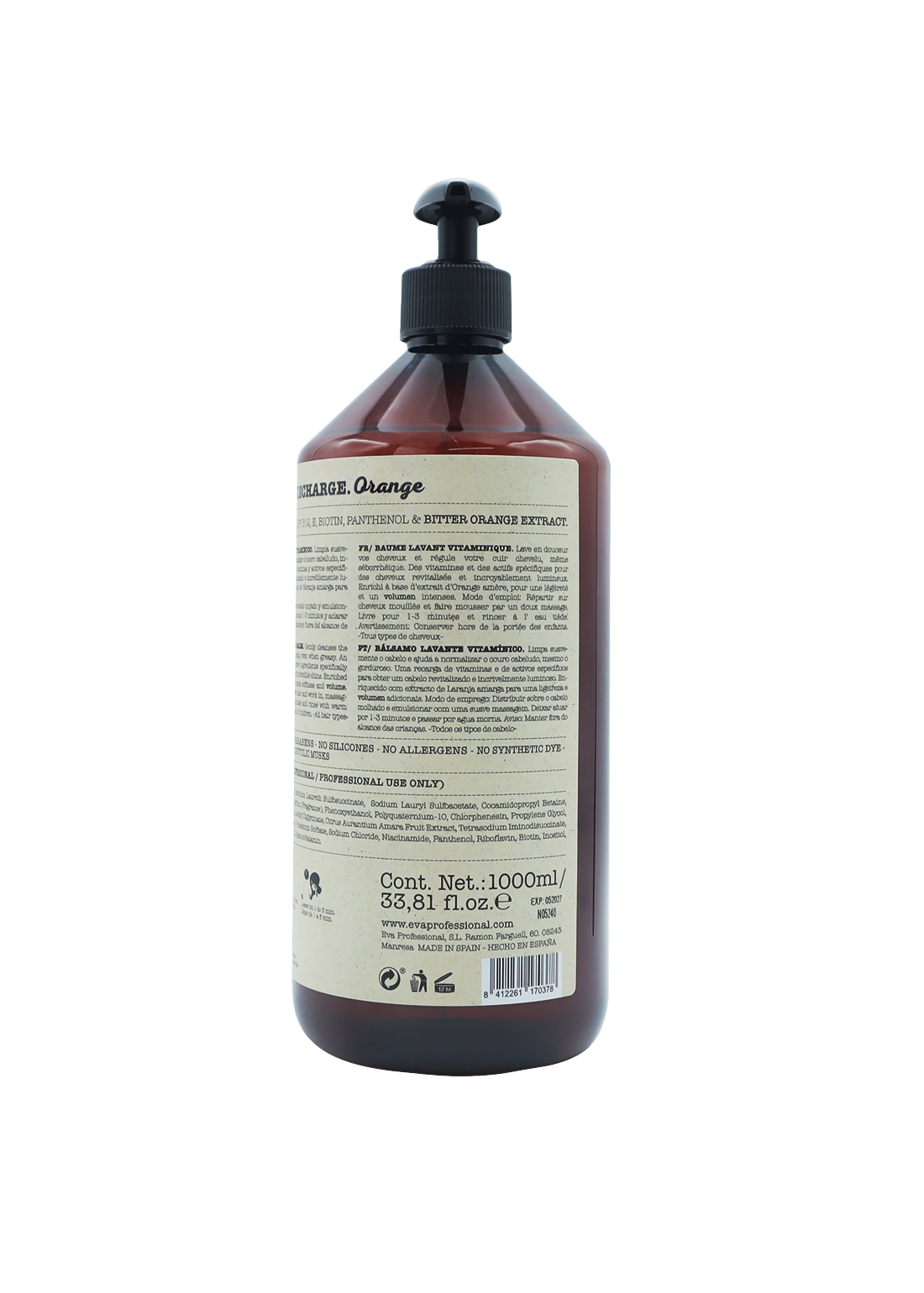 Vitamin recharge. Orange 1000 ml - HadiLive