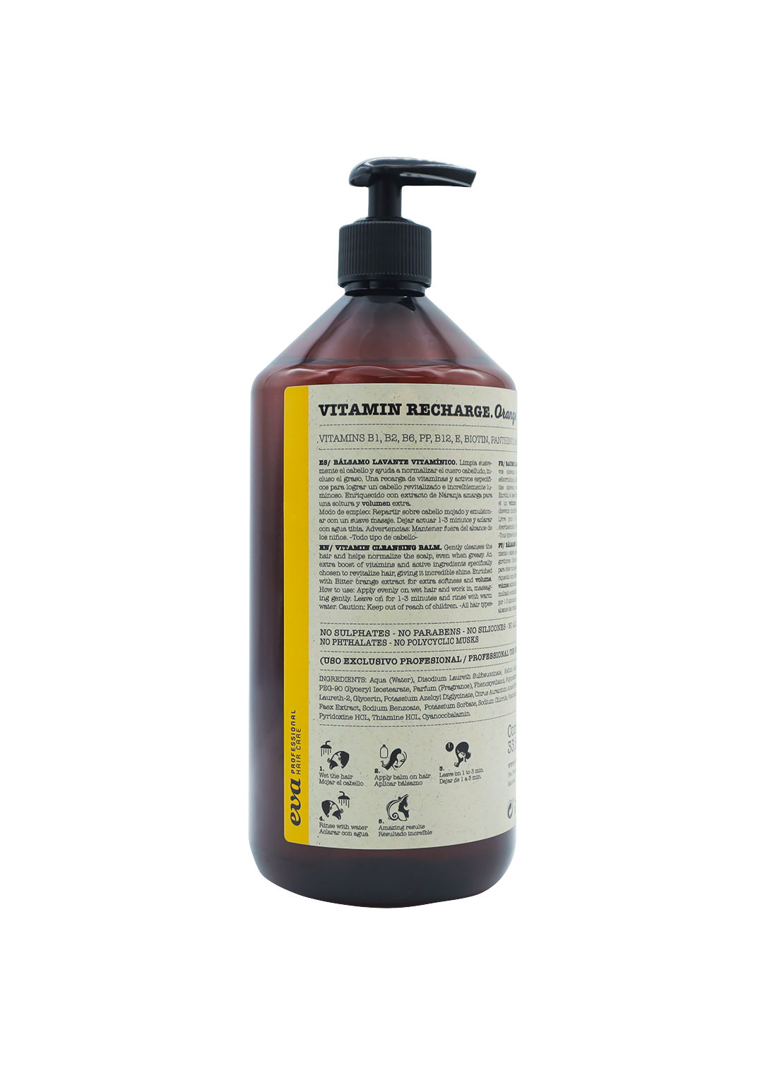 Vitamin recharge. Orange 1000 ml - HadiLive