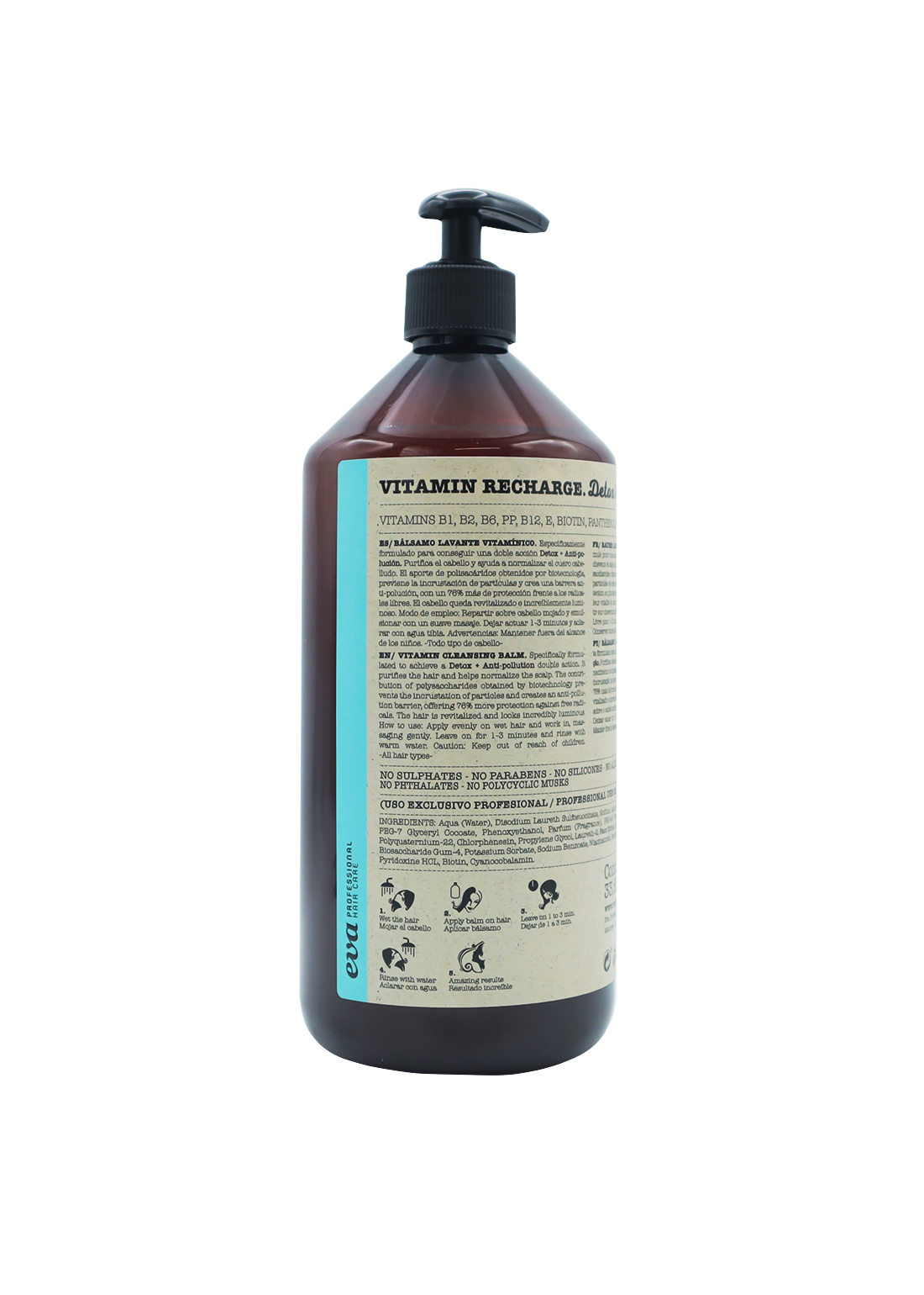 Vitamin recharge. Detox & Co. 1000 ml - HadiLive